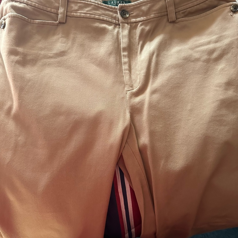 Lauren Ralph Lauren Khaki Dress Pants